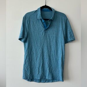 Lululemon Men's Blue Polo Shirt